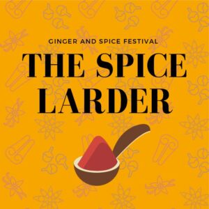 The Spice Larder Logo with spices